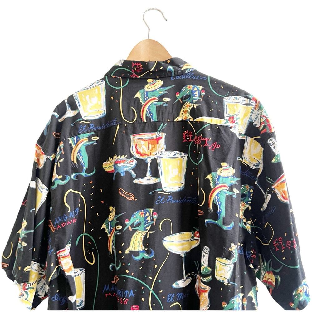 AF/CO Bluewater Men’s Margarita Style Shirt Collared Pocket Jimmy Buffet Vibe XL - Picture 3 of 7